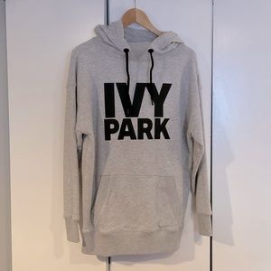 Gray oversized Ivy Park hoodie